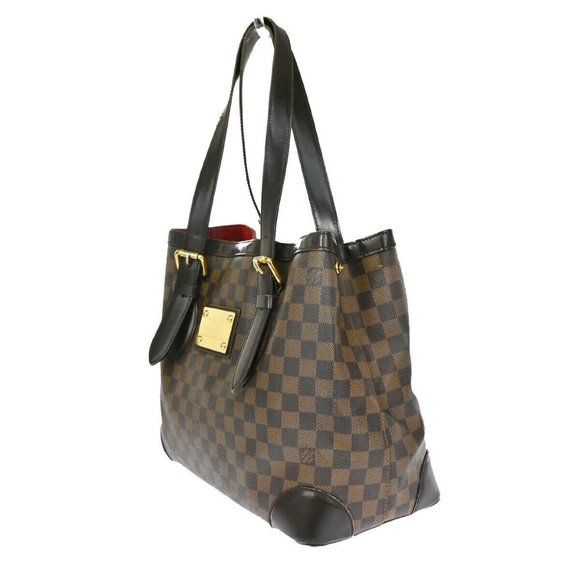 LOUIS VUITLOUIS VUITTON Hampstead MM Shoulder Bag Damer Leather - Picture 2 of 15